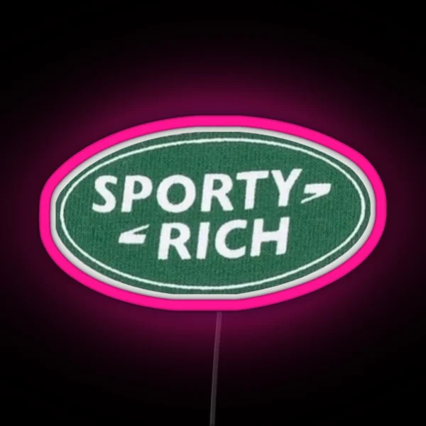 Y2k Sporty Rich RGB Neon Sign
