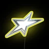 Eye-catching, vibrant LED Y2K star-shaped neon light display decoration