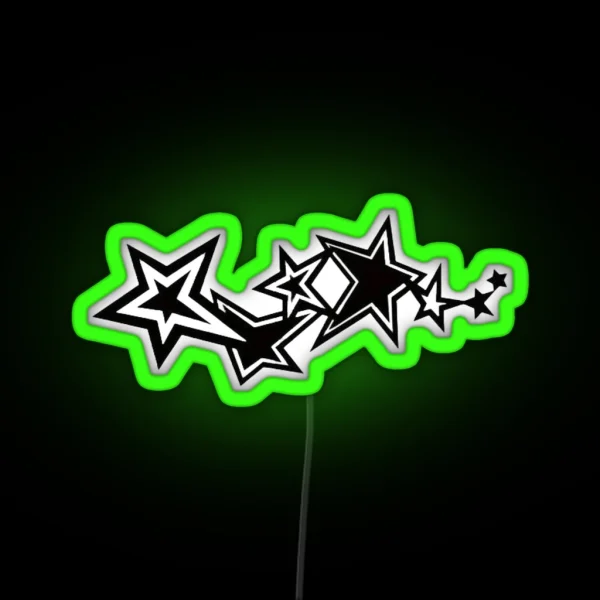 Y2k Stars RGB Neon Sign