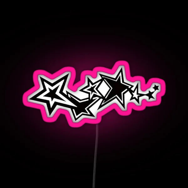 Y2k Stars RGB Neon Sign