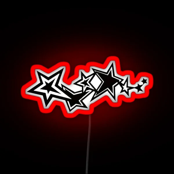 Y2k Stars RGB Neon Sign