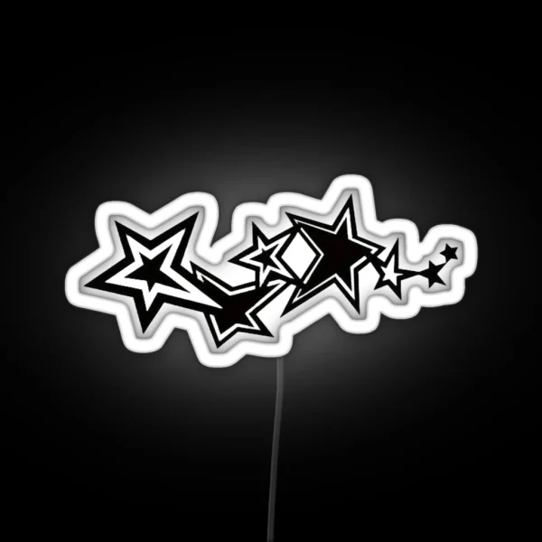 Y2k Stars RGB Neon Sign