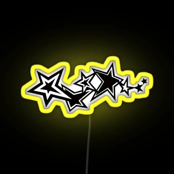 Y2k Stars RGB Neon Sign