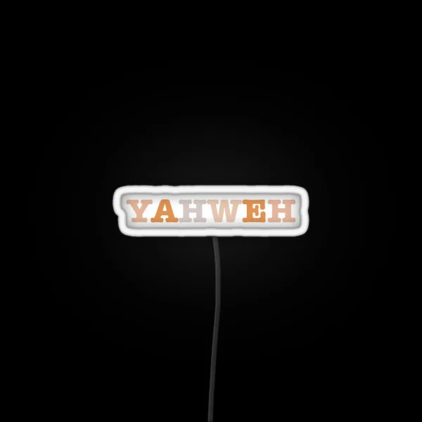 Yahweh Led RGB Neon Sign