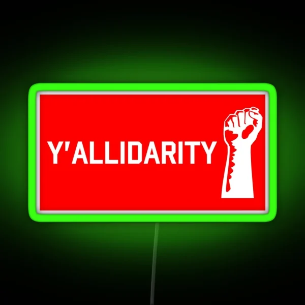 Yallidarity RGB Neon Sign