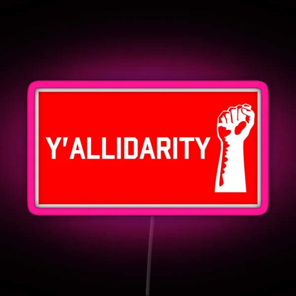 Yallidarity RGB Neon Sign