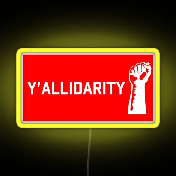 Yallidarity RGB Neon Sign