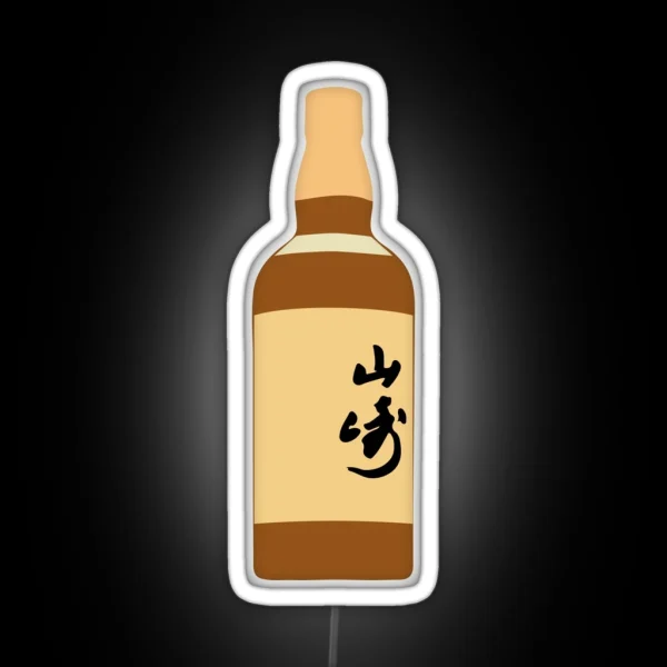 Yamazaki Single Malt Flat Bottle RGB Neon Sign
