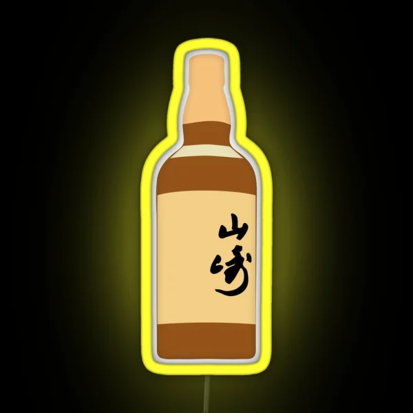 Yamazaki Single Malt Flat Bottle RGB Neon Sign