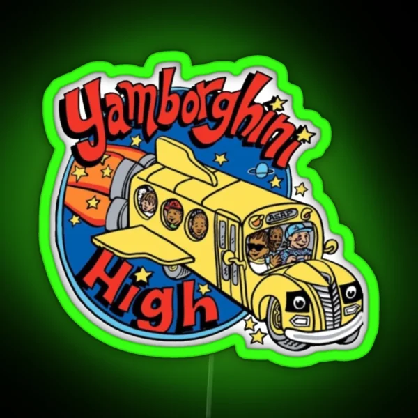 Yamborghini High RGB Neon Sign