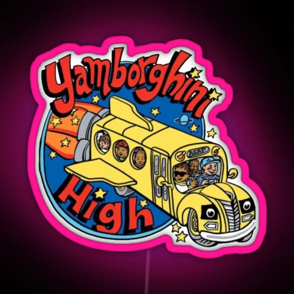 Yamborghini High RGB Neon Sign