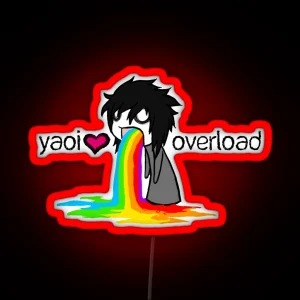 Yaoi Overload RGB Neon Sign