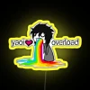 Vibrant Yaoi anime themed LED display with full color options