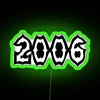 Vintage 2006 Neon Sign with Bright RGB LED Lighting Artwork