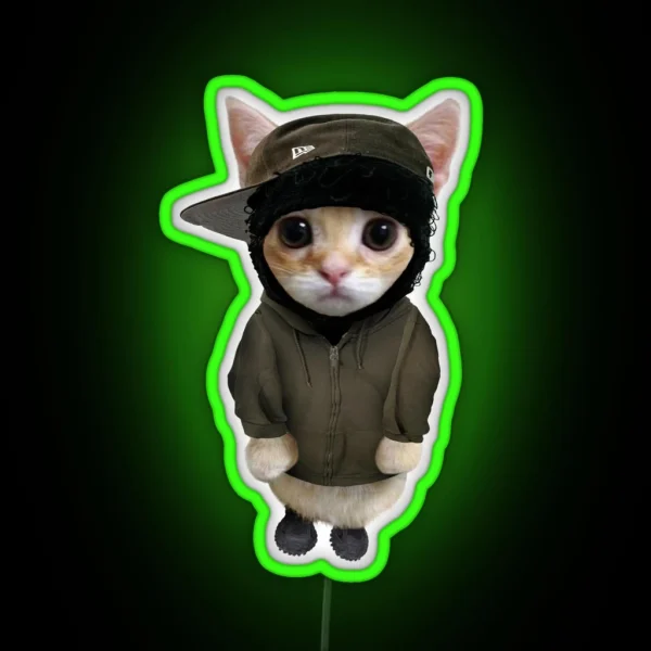 Yeat Kitty RGB Neon Sign