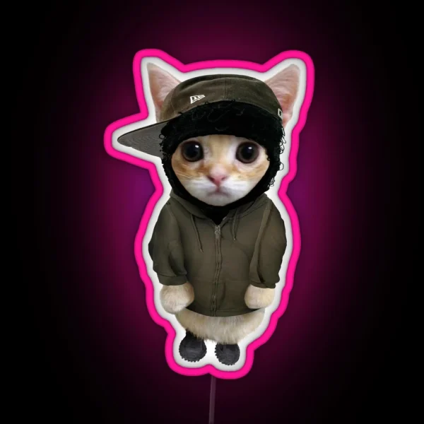 Yeat Kitty RGB Neon Sign