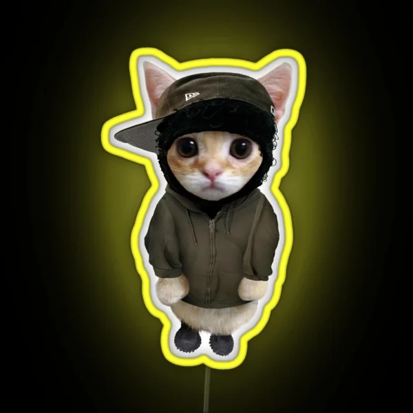 Yeat Kitty RGB Neon Sign