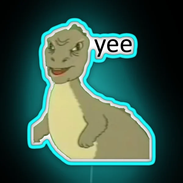 Yee Dinosaur Maym Version 1 Video Quality RGB Neon Sign