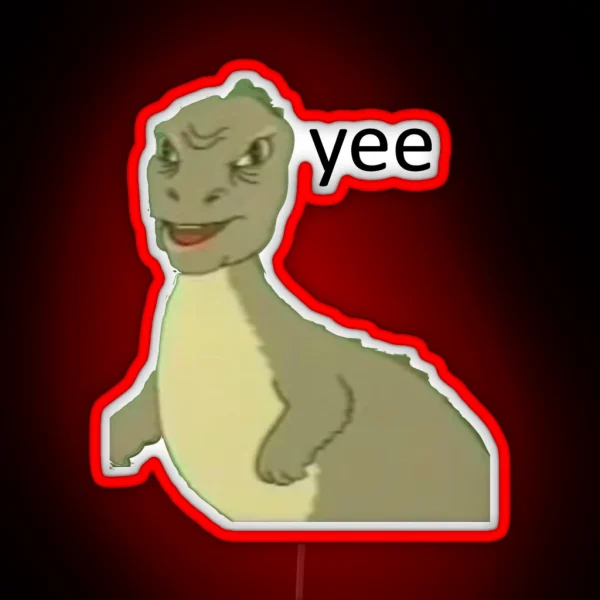 Yee Dinosaur Maym Version 1 Video Quality RGB Neon Sign