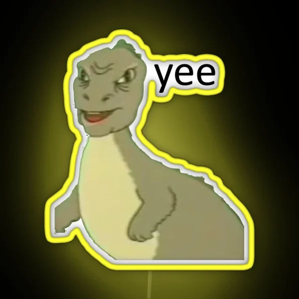 Yee Dinosaur Maym Version 1 Video Quality RGB Neon Sign