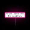Customizable Color-Changing 360 Degree RGB LED Neon Sign Display Panel