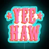 Vibrant Western Neon Sign for Home Decor and Party Ambiance