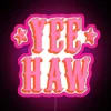 Vibrant Western-themed Neon Sign with Color-Changing LED Light Display