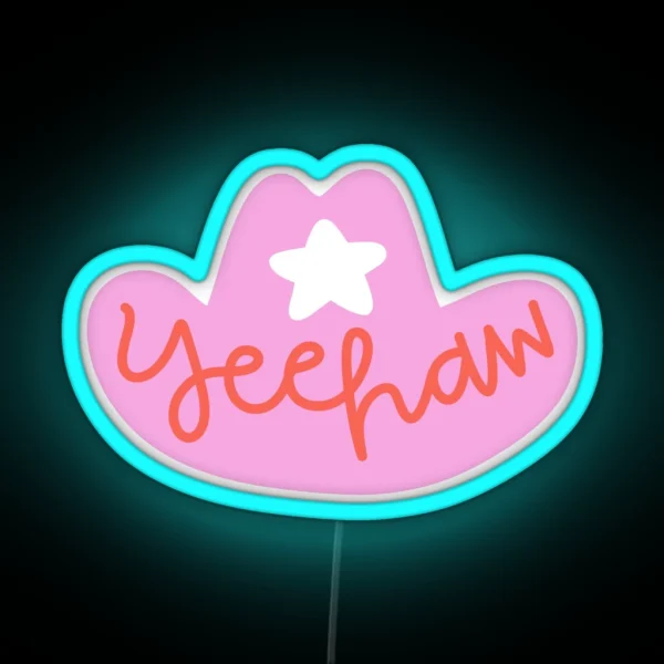 Yeehaw RGB Neon Sign