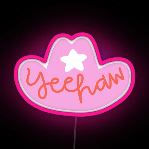 Yeehaw RGB Neon Sign