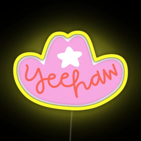 Yeehaw RGB Neon Sign