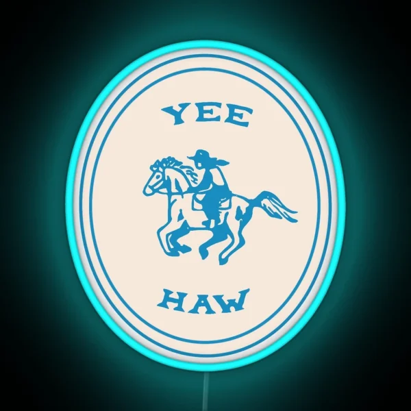 Yeehaw RGB Neon Sign
