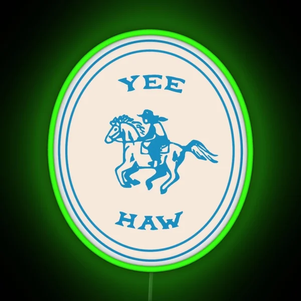 Yeehaw RGB Neon Sign