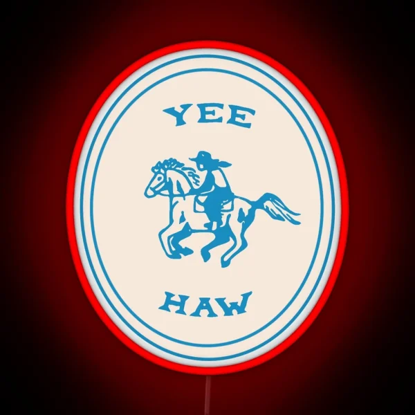 Yeehaw RGB Neon Sign