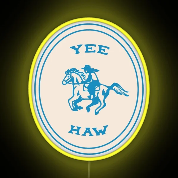 Yeehaw RGB Neon Sign