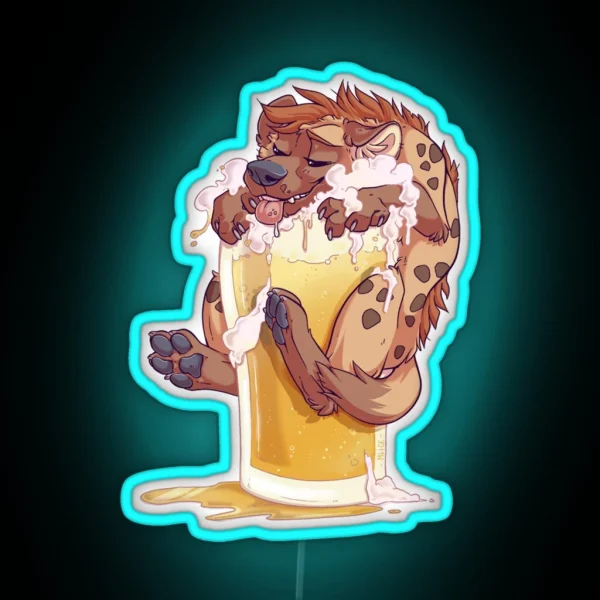 Yeen Beer Blond Pint RGB Neon Sign