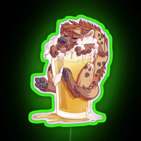 Yeen Beer Blond Pint RGB Neon Sign