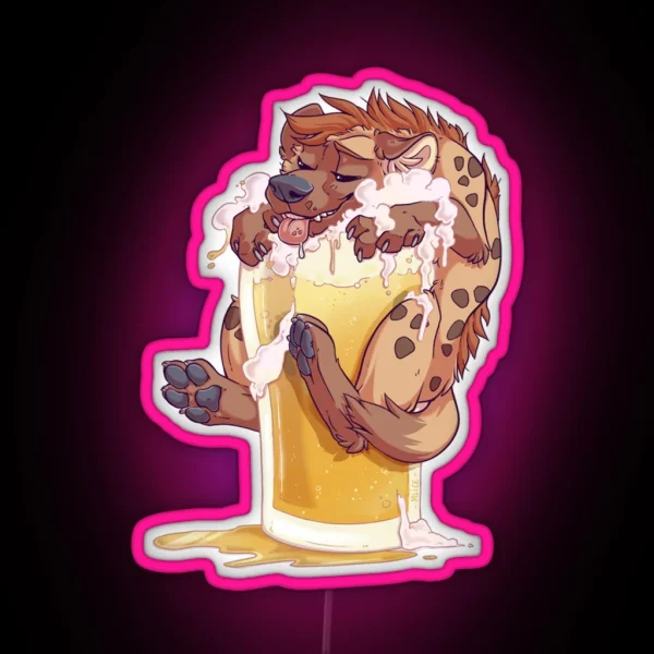 Yeen Beer Blond Pint RGB Neon Sign