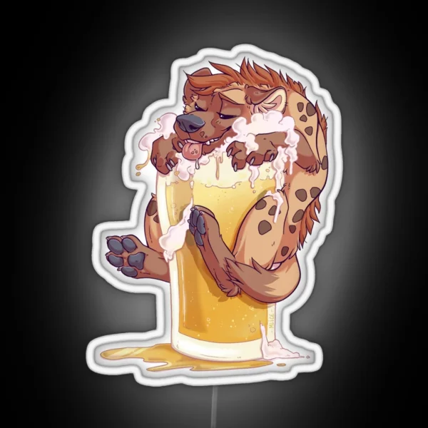 Yeen Beer Blond Pint RGB Neon Sign