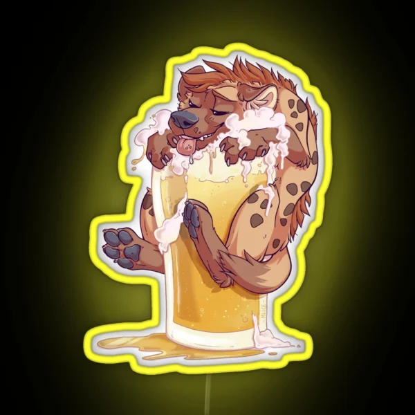 Yeen Beer Blond Pint RGB Neon Sign