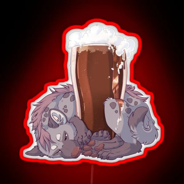 Yeen Beer Brown Pint RGB Neon Sign