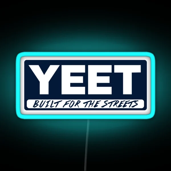 YEET Coolers RGB Neon Sign