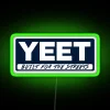 Neon Bar Sign with RGB Color Changing Yeet Cooler Logo