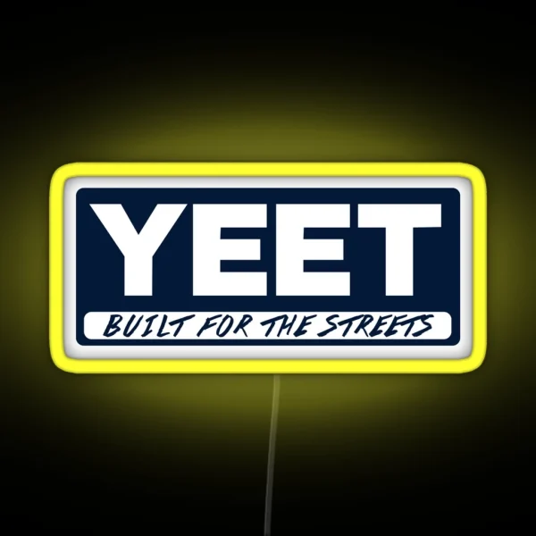 YEET Coolers RGB Neon Sign