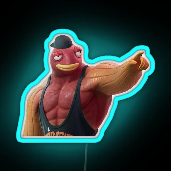 Yeet Fishstick RGB Neon Sign