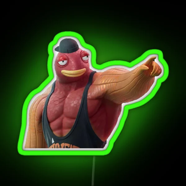 Yeet Fishstick RGB Neon Sign