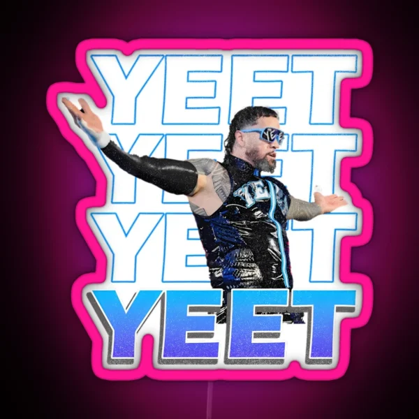 Yeet Jey Uso RGB Neon Sign