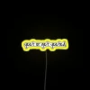 Eye-catching dynamic RGB neon LED display signs for commercial business use.