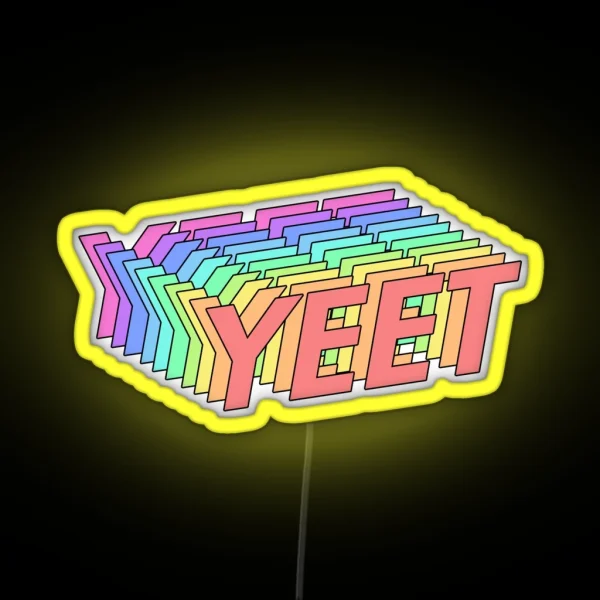 YEET RGB Neon Sign