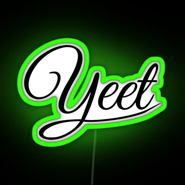 Yeet RGB Neon Sign