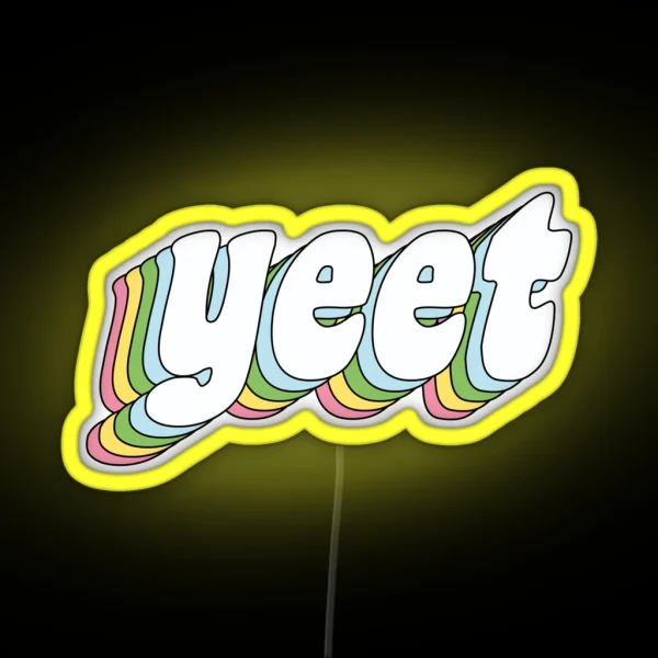 Yeet RGB Neon Sign